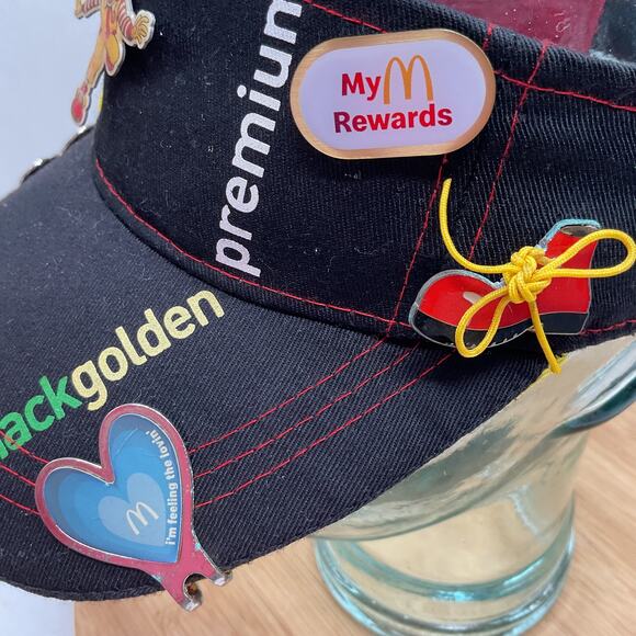 McDonalds Snack Golden Premium Uniform Visor Collectible Pins - Picture 4 of 10